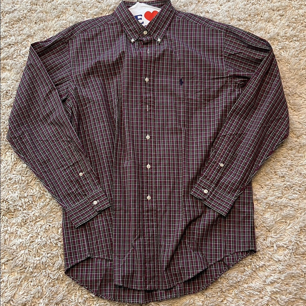 Large classic fit -Ralph Lauren Multicolor Plaid Shirt